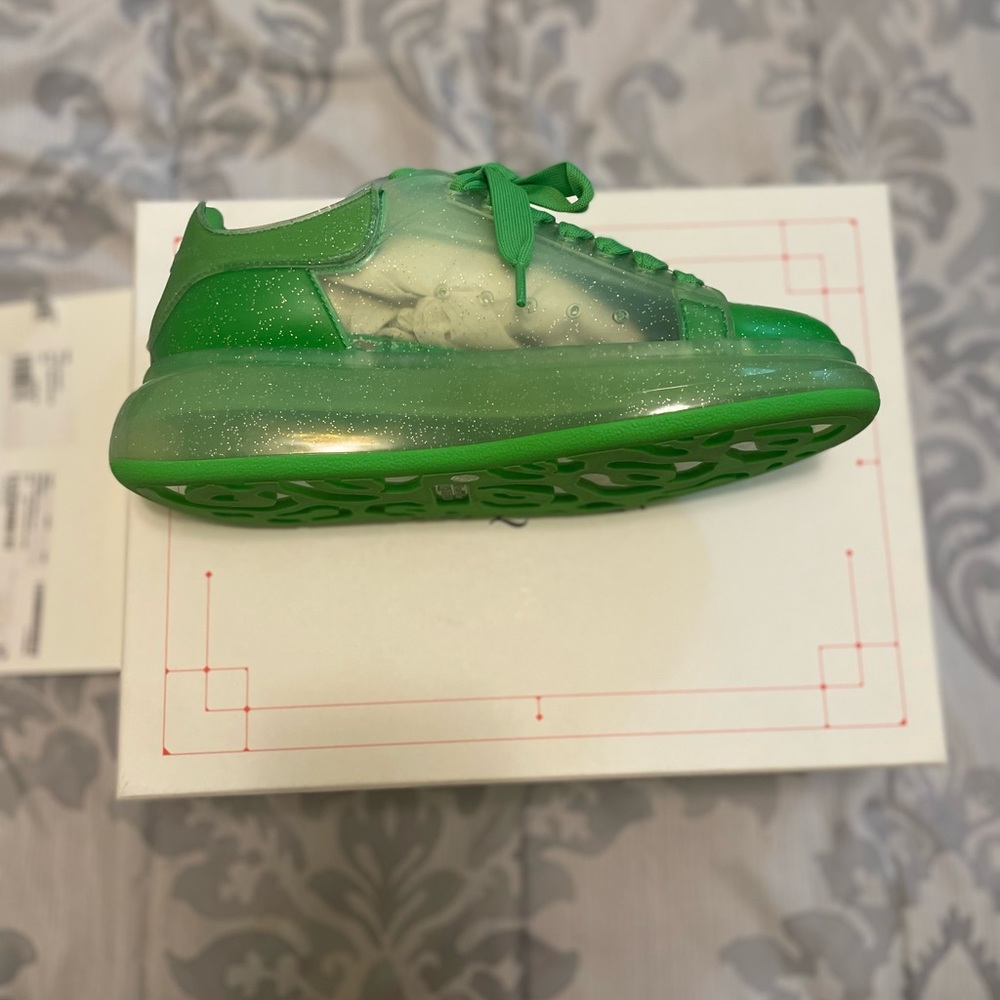Neon Green Jelly Alexander McQueens